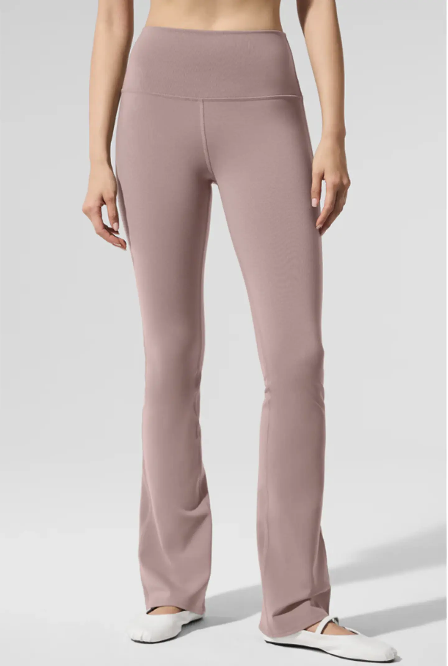 Legging Airbrush de cintura alta y corte bootcut con largo 7/8 - Imagen 4