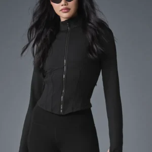 Airbrush Corset Full Zip Jacket