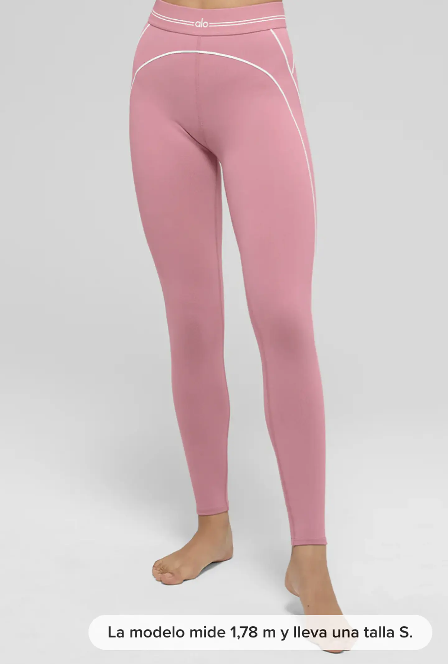 Legging Heart Throb Airbrush de cintura alta con largo 7/8 - Imagen 2