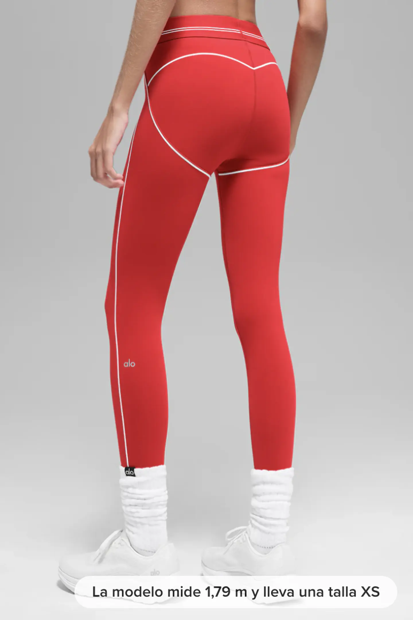 Legging Heart Throb Airbrush de cintura alta con largo 7/8 - Imagen 3