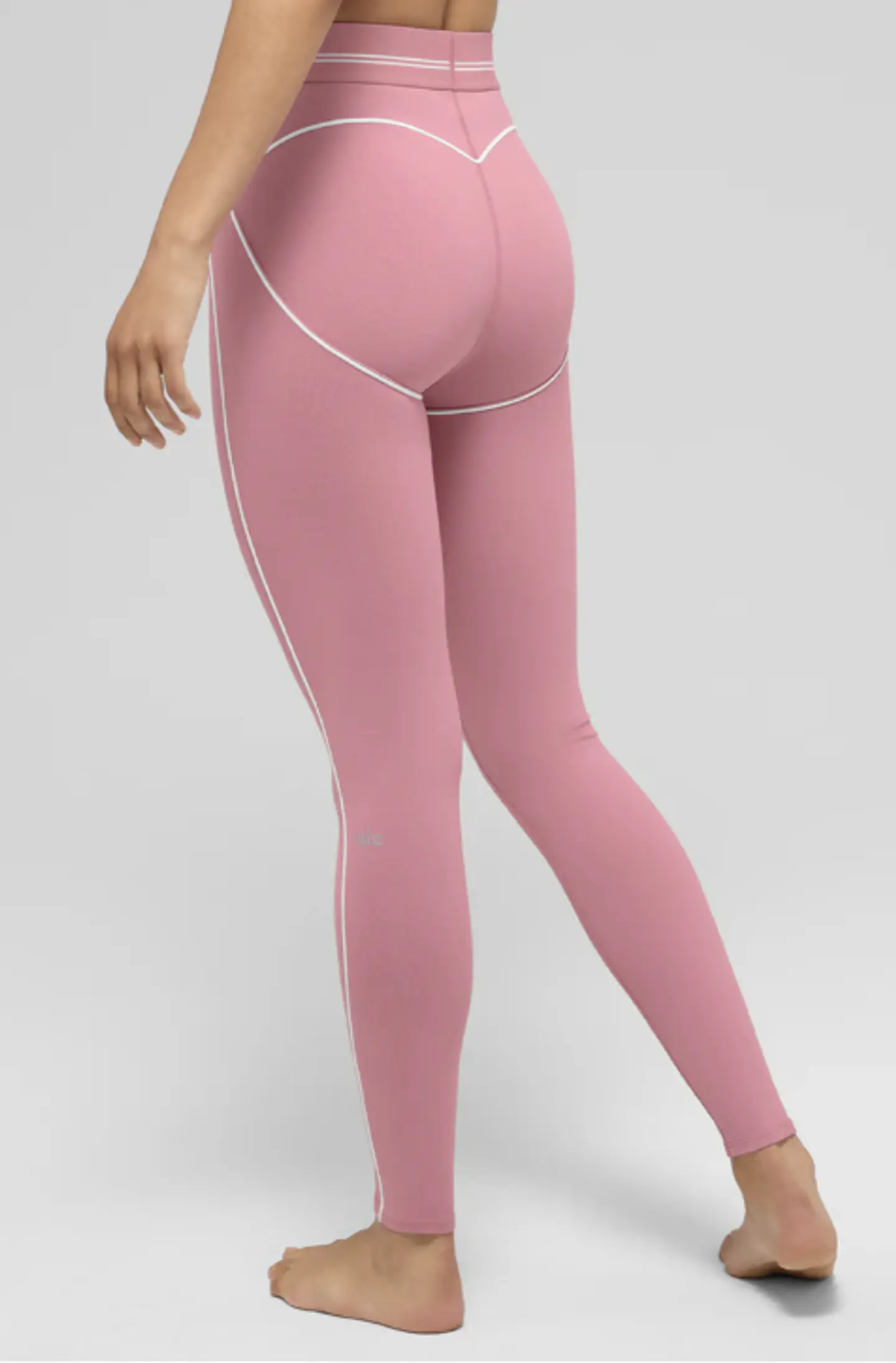 Legging Heart Throb Airbrush de cintura alta con largo 7/8 - Imagen 4